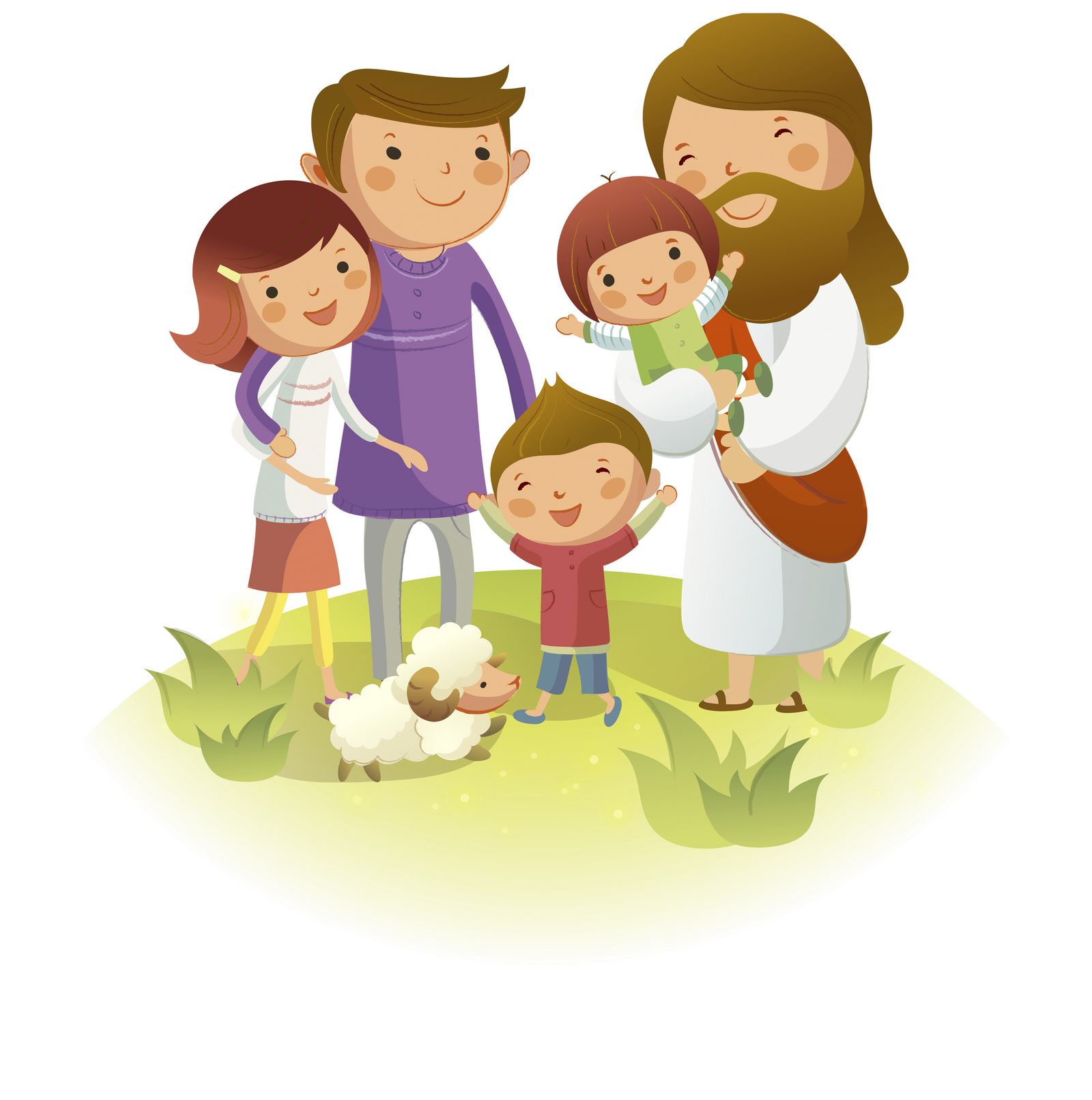 Детские иллюстрации семья